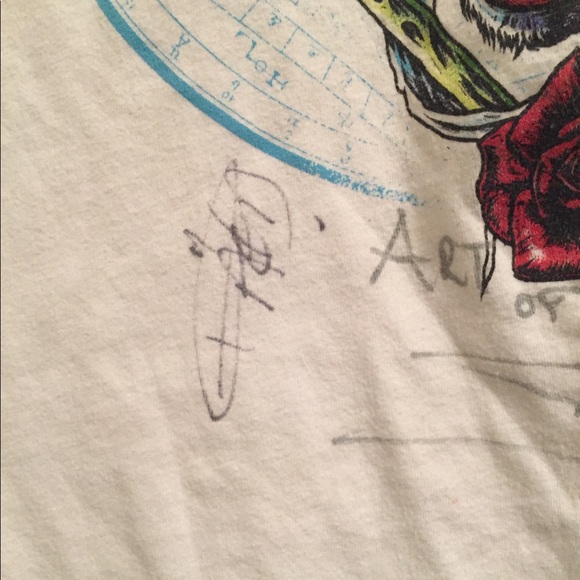 Art Of Dying Avalanche Tour Signed T-shirt 2011 - Picture 3 of 7